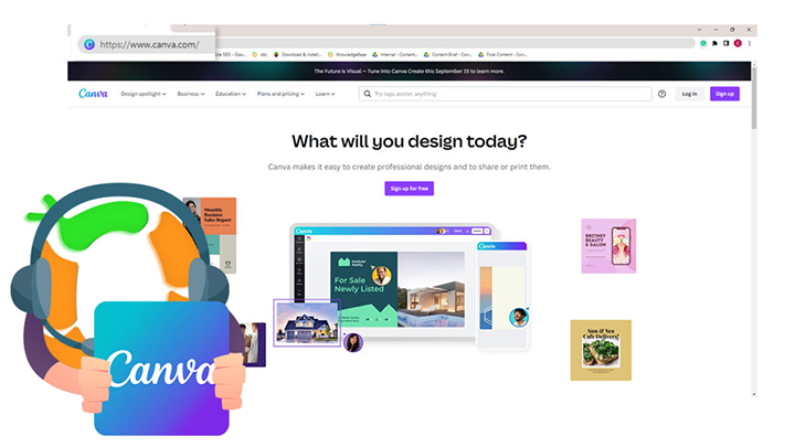 Canva Page Link