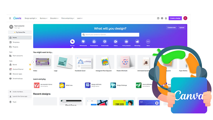Canva Project Dashboard